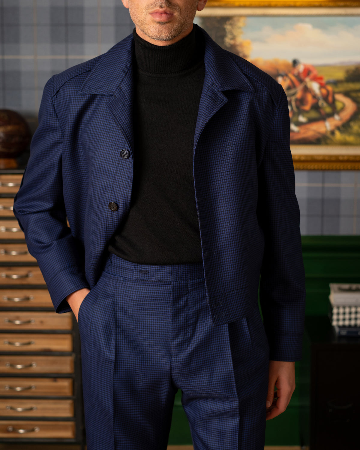 Board Jacket Pied des poule, Bottega Dalmut, foto 4