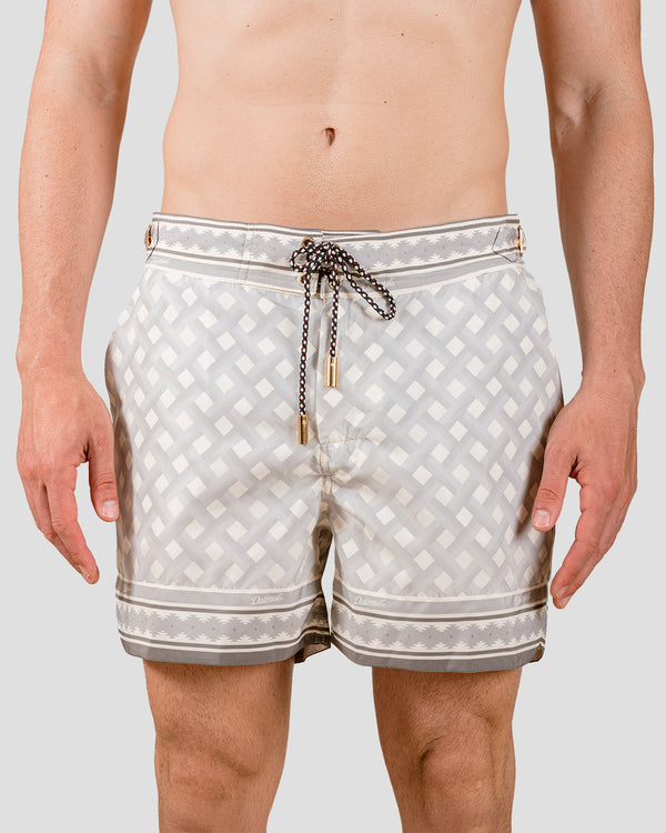 Costume Leuca grigio e panna - 2