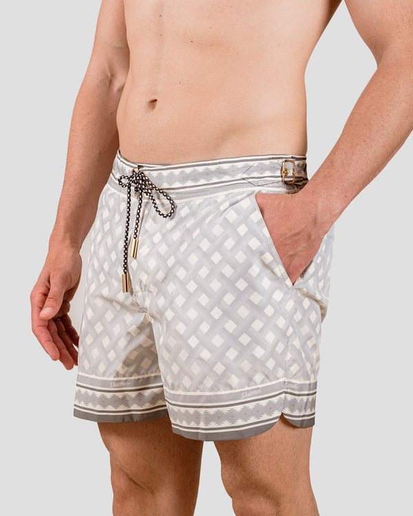 Costume Leuca grigio e panna