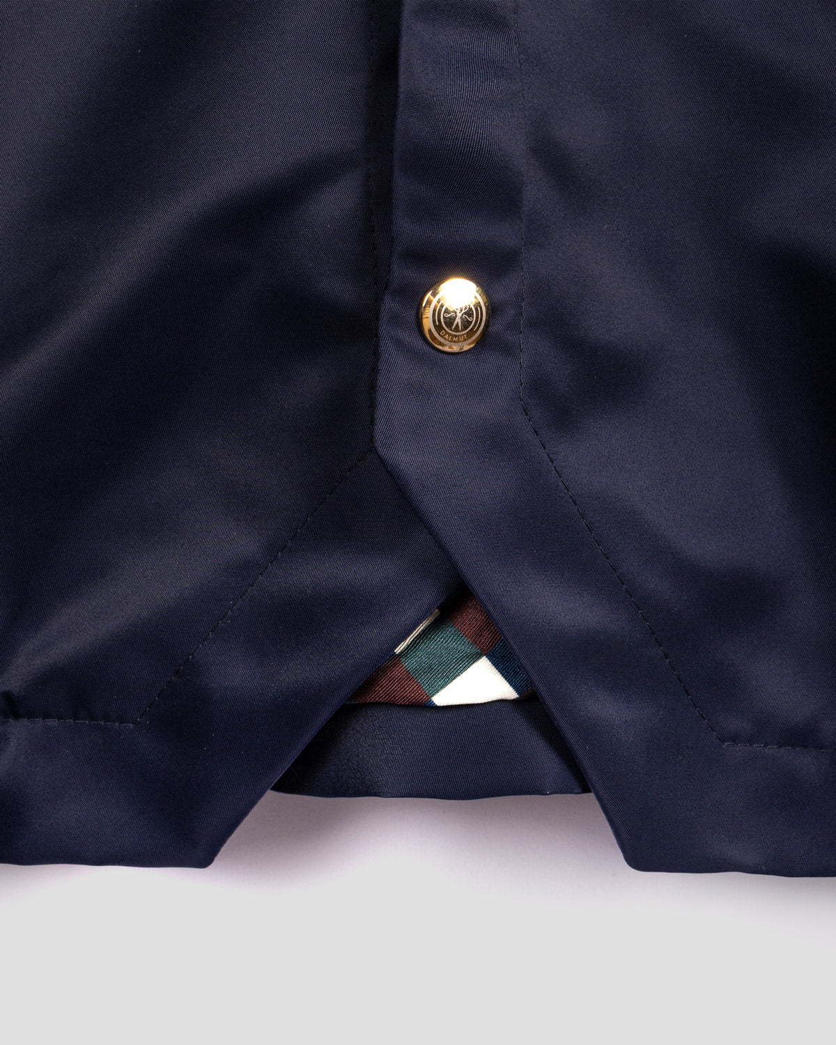 Bomber College Blu in nylon, Bottega Dalmut, foto 3