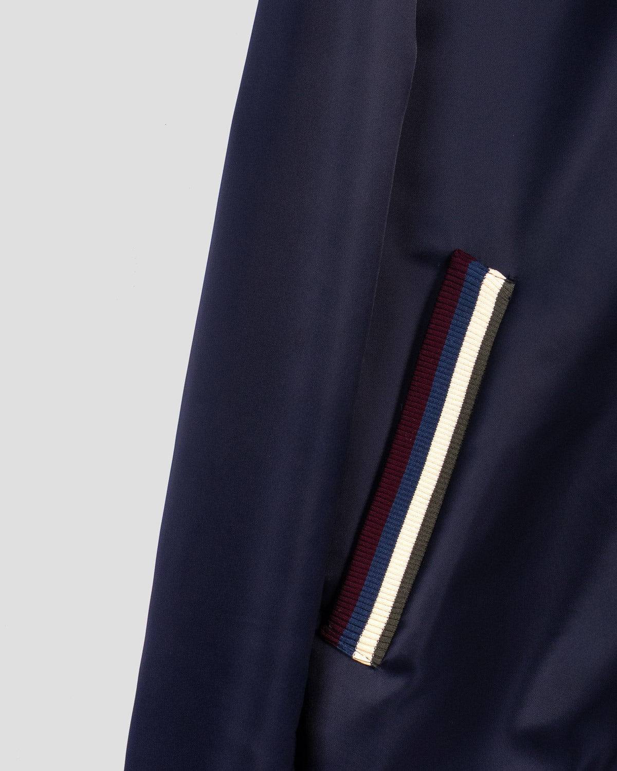 Bomber College Blu in nylon, Bottega Dalmut, foto 4