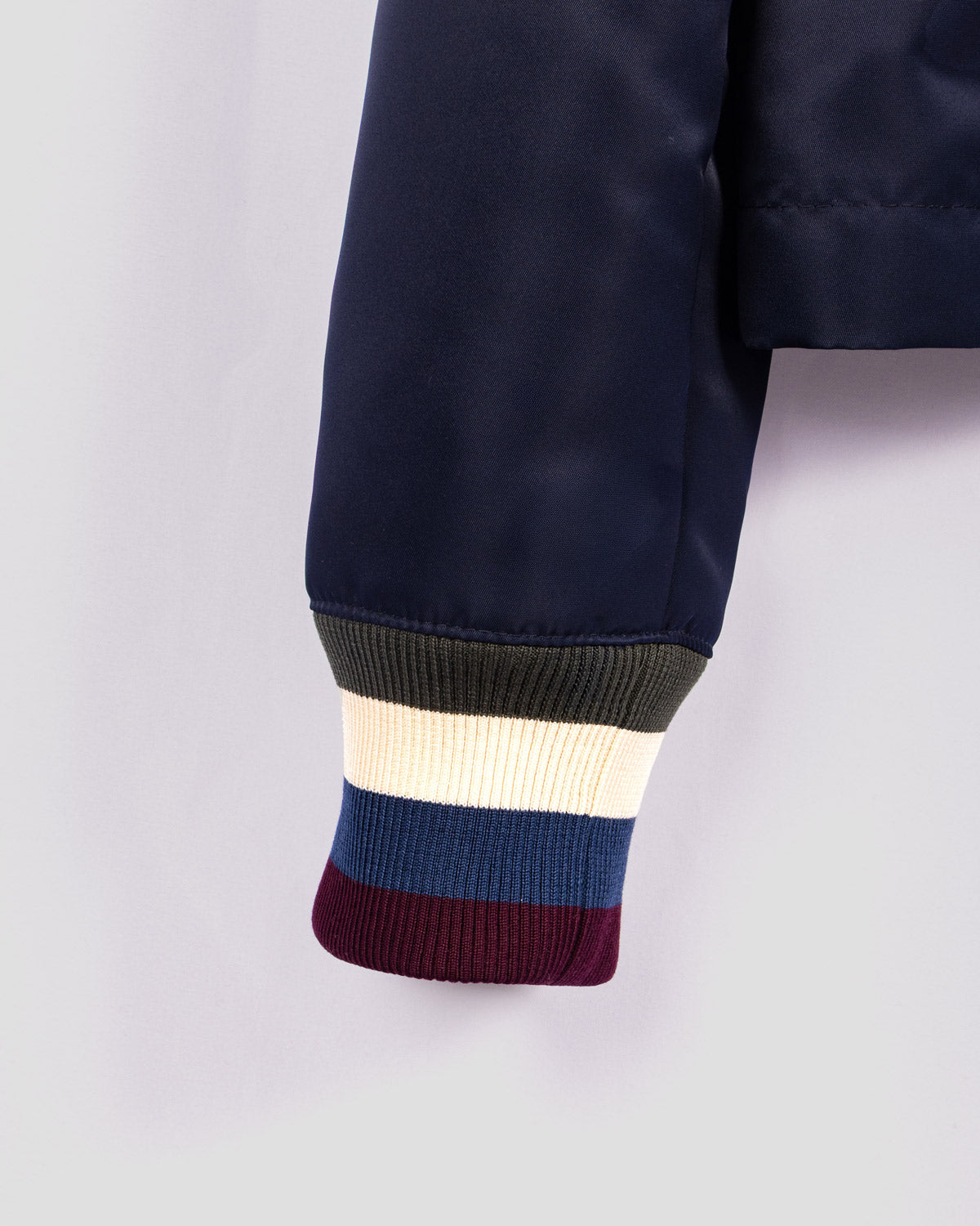 Bomber College Blu in nylon, Bottega Dalmut, foto 5