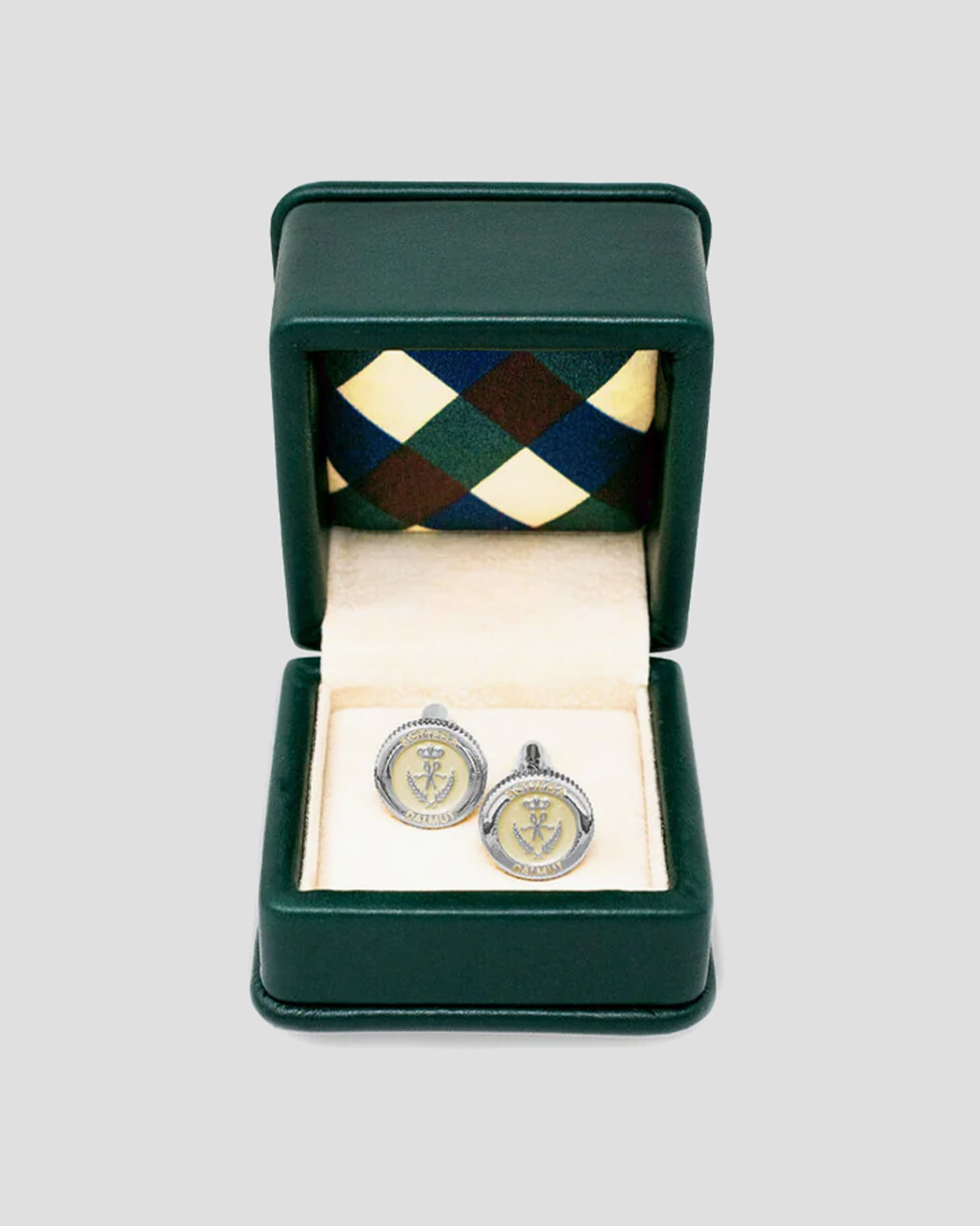 Silver Emblem Cufflinks