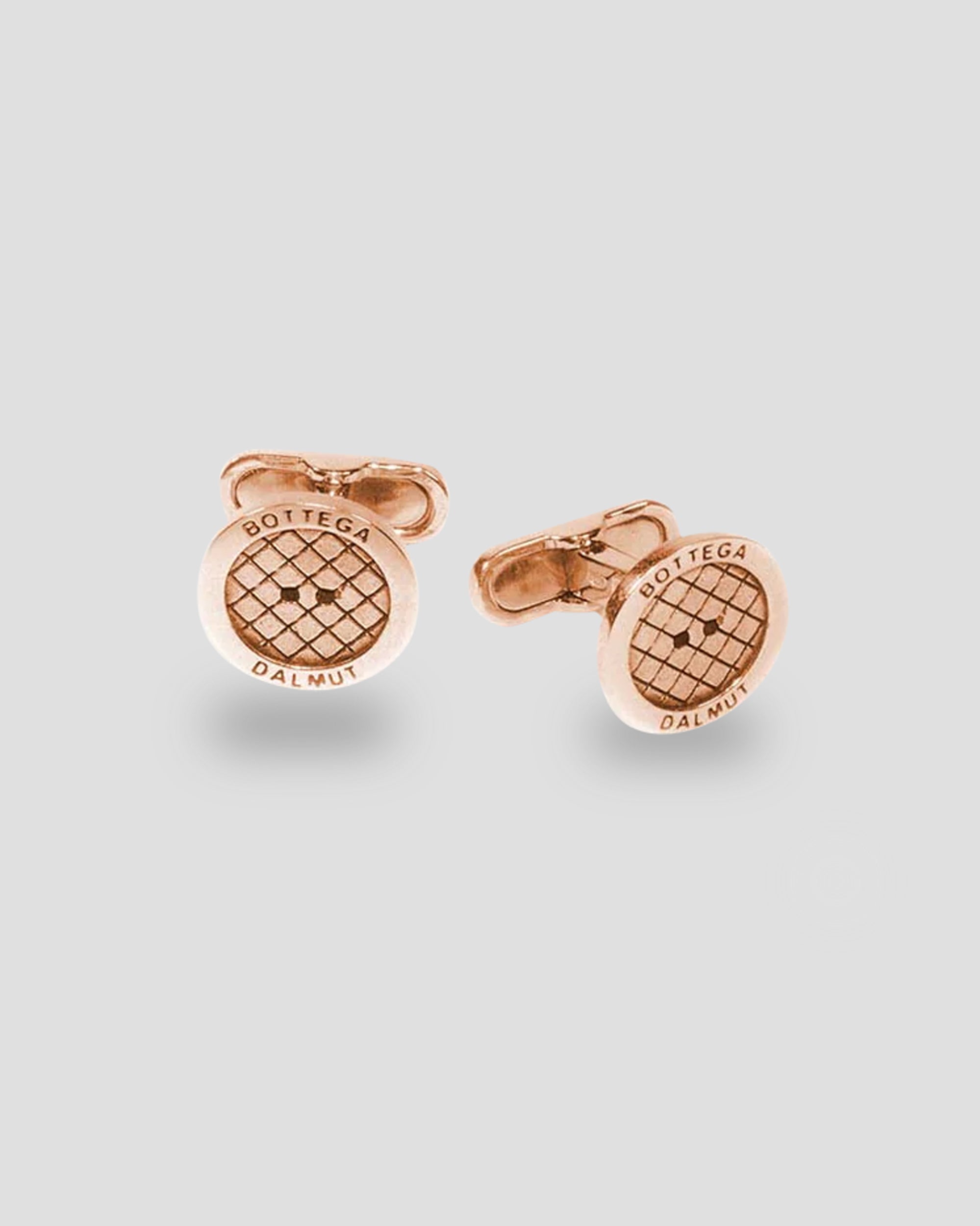 Tumlad Cufflinks Lacquered Silver Rose Gold