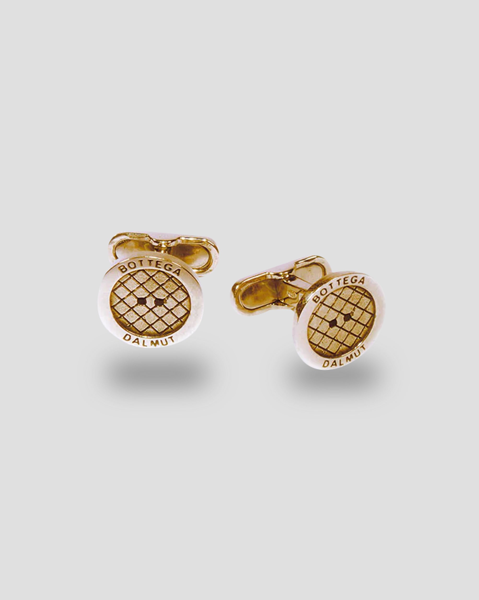 Tumlad Gold Lacquered Silver Cufflinks