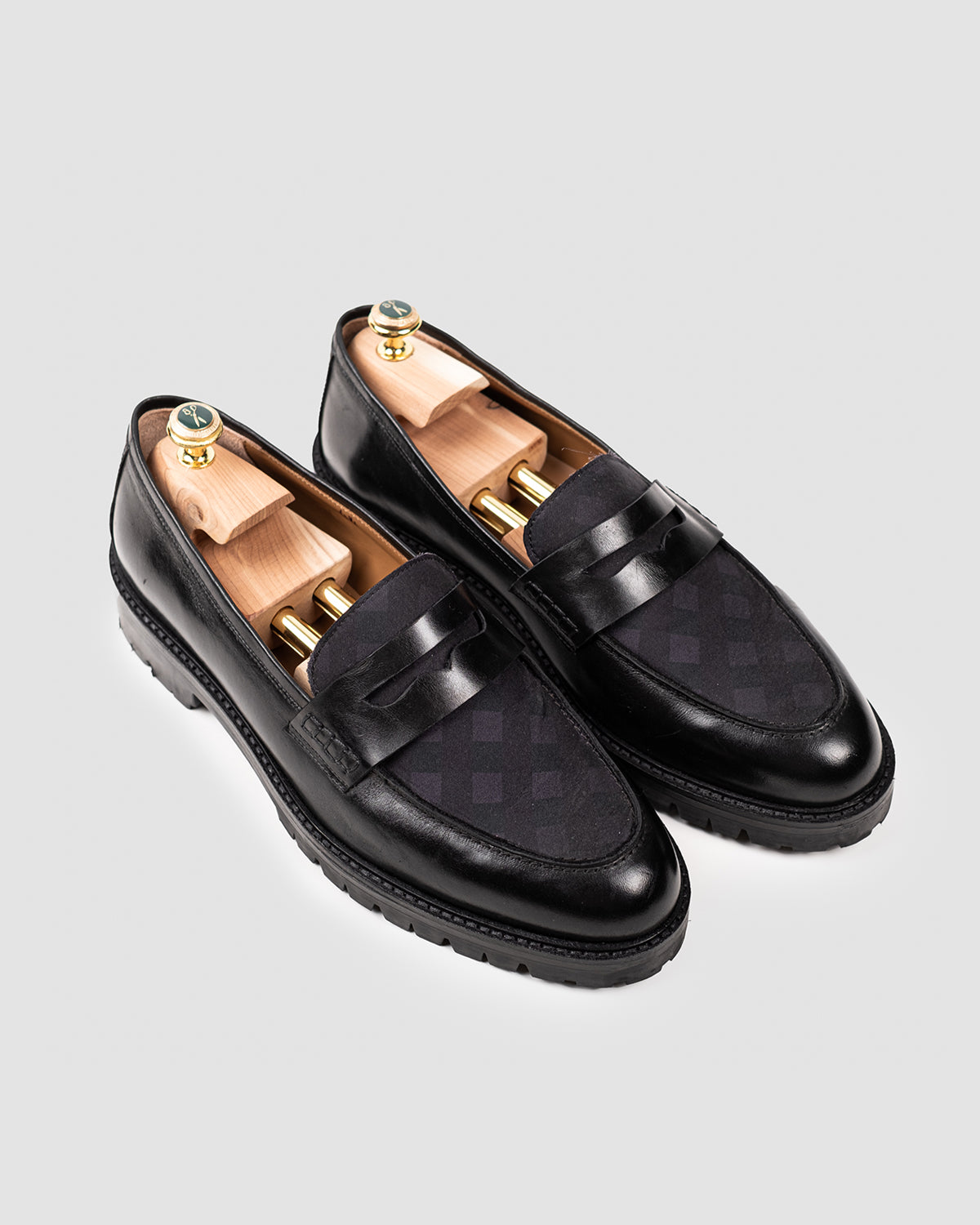 Lane Black House moccasin