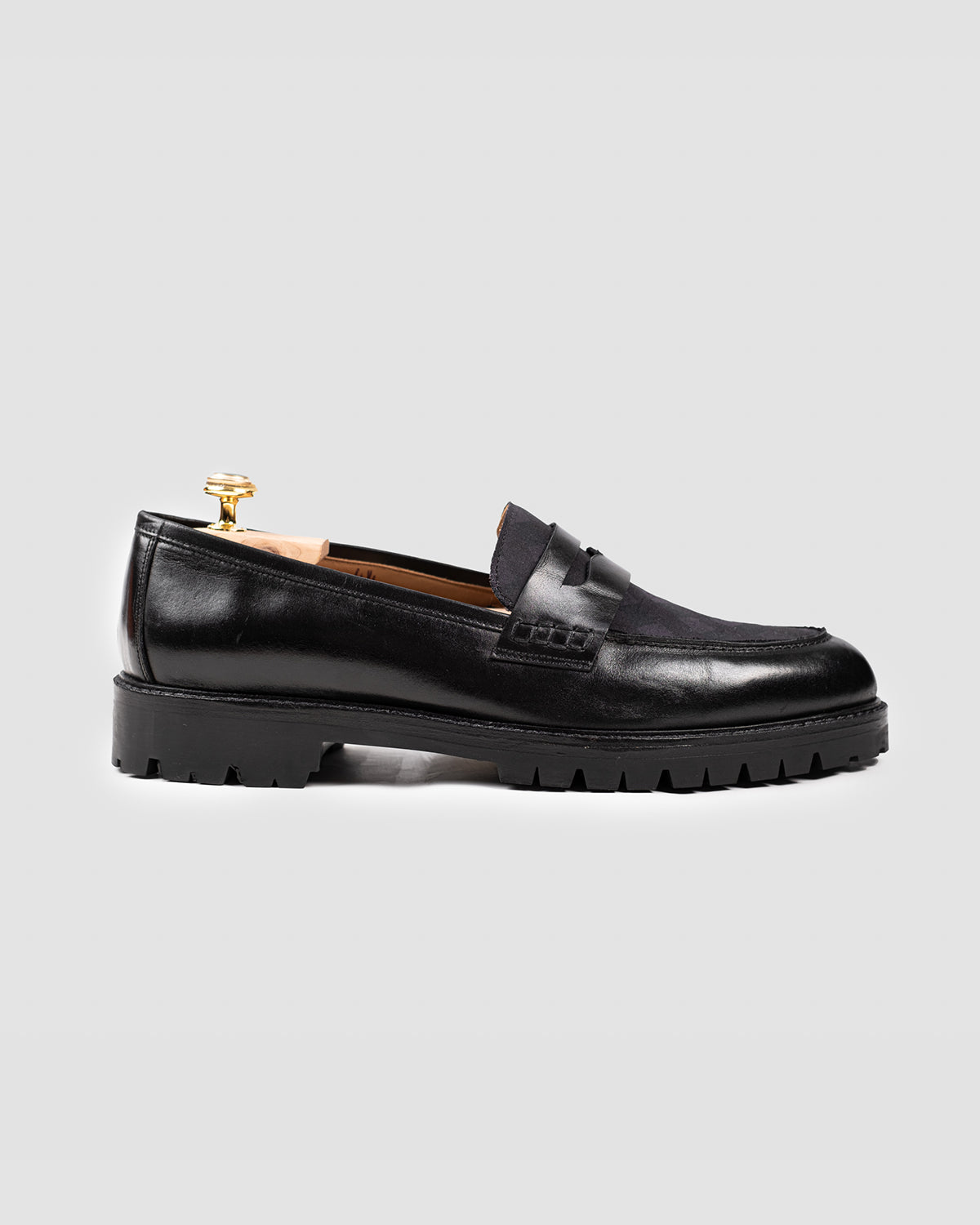 Lane Black House moccasin