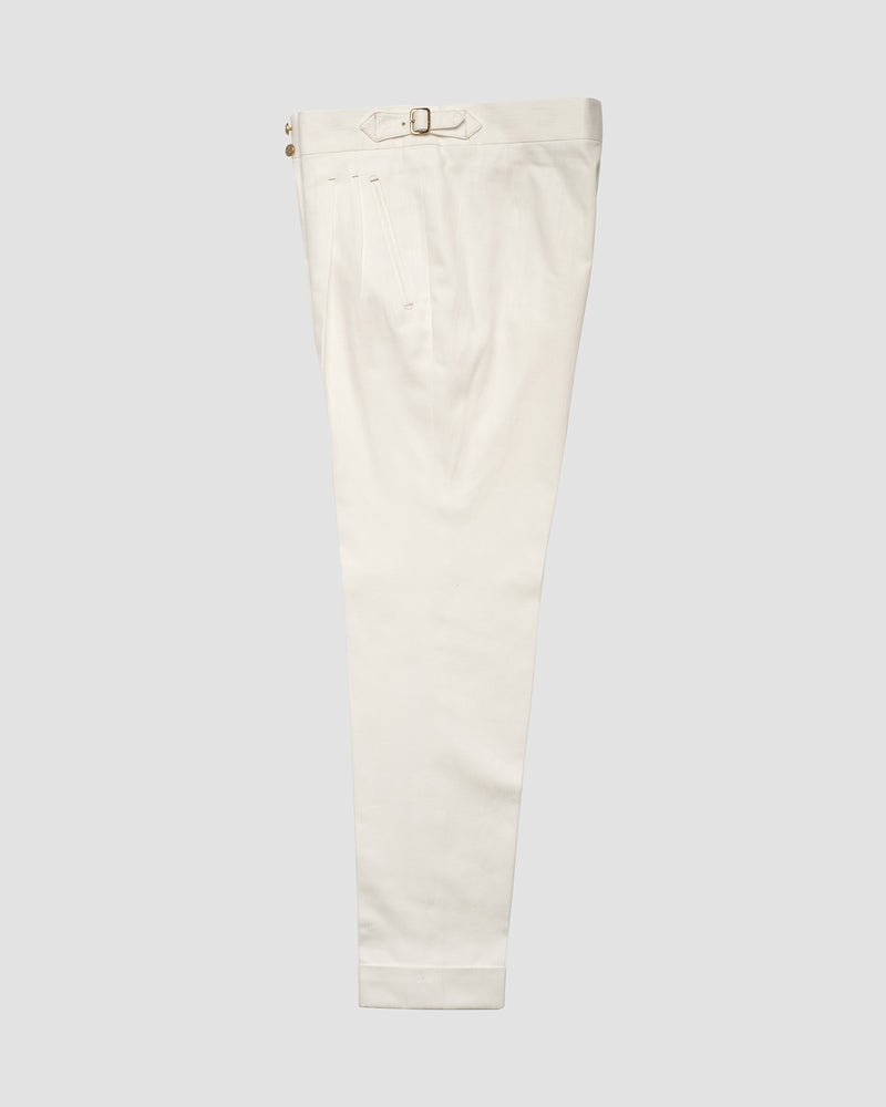 Pantaloni Oia in Denim Bianco