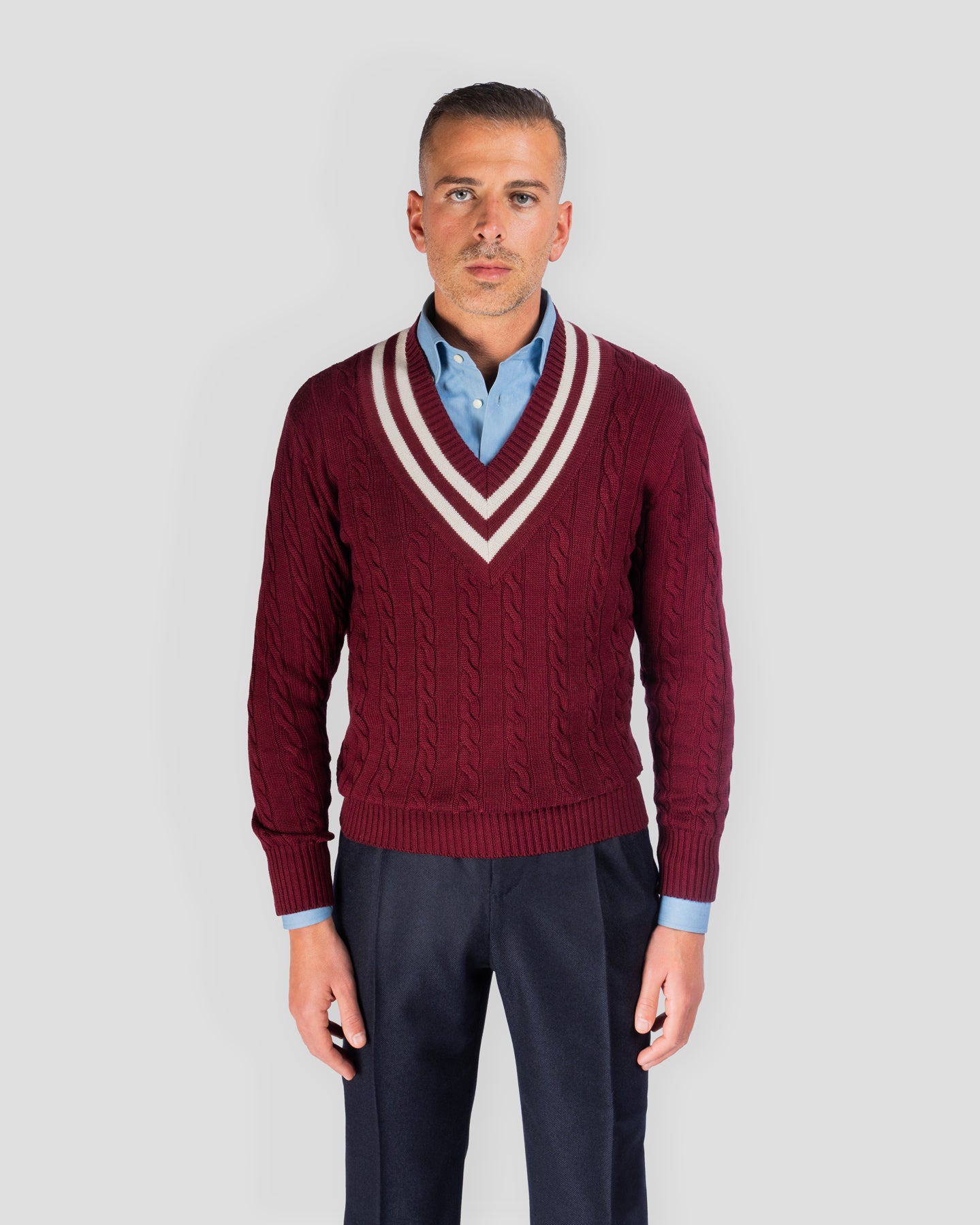 Cricket in Cashmere/Seta Bordeaux