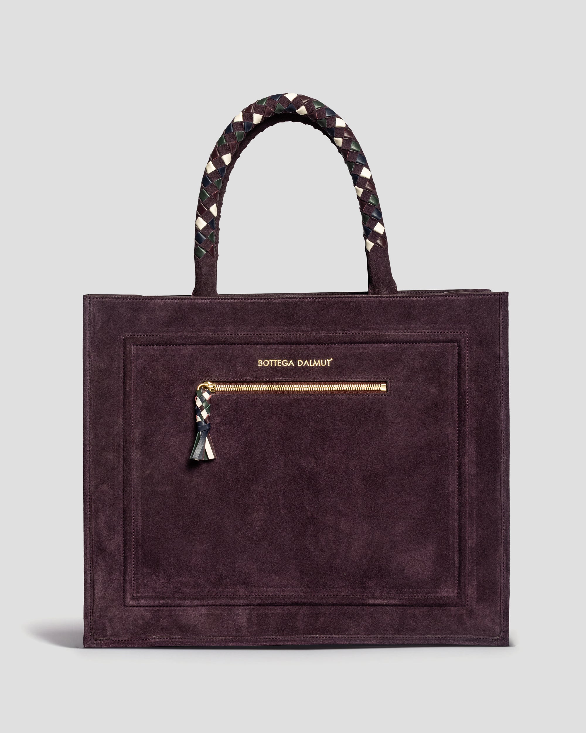 Prima Bag Suede Aubergine