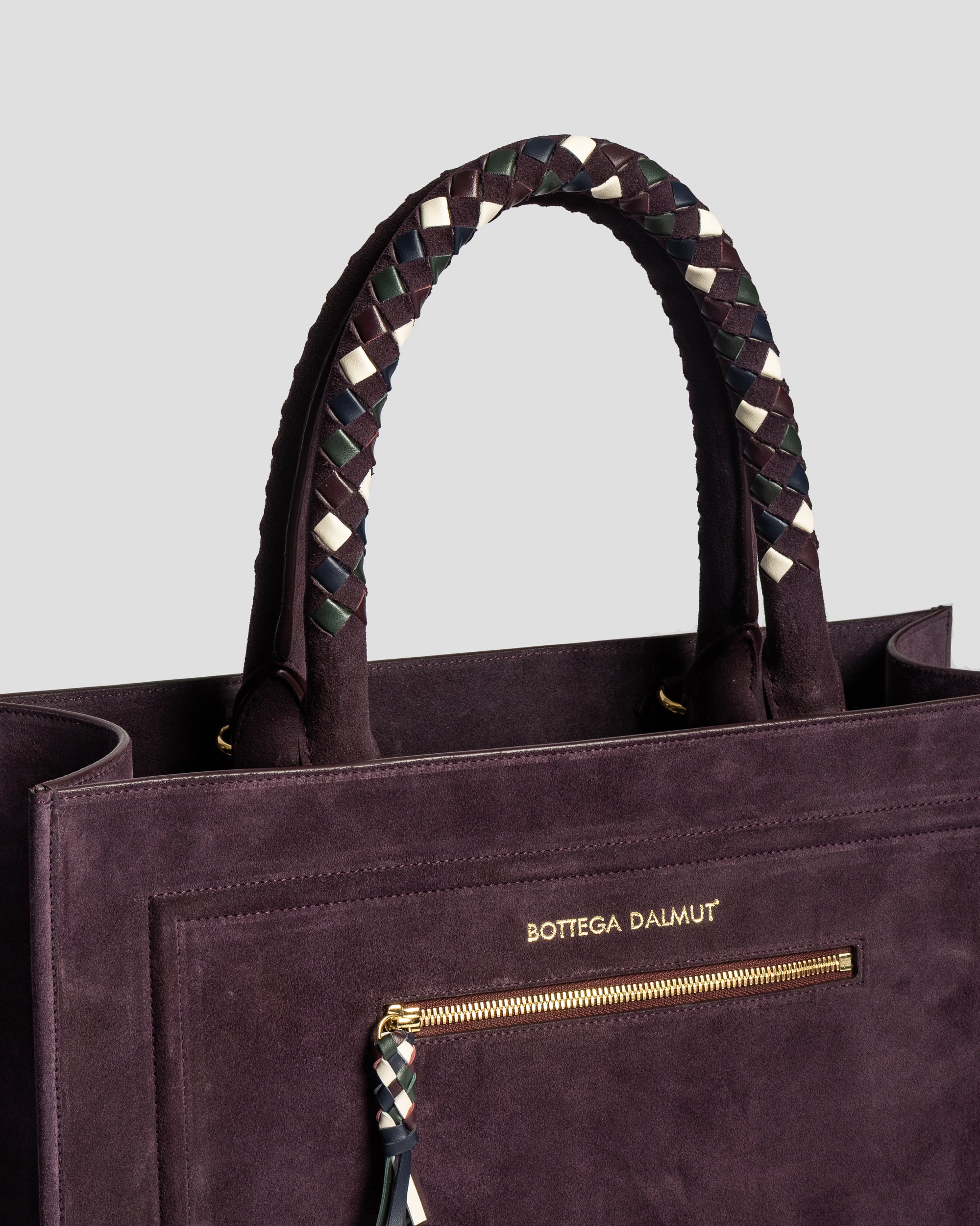 Prima Bag Suede Aubergine