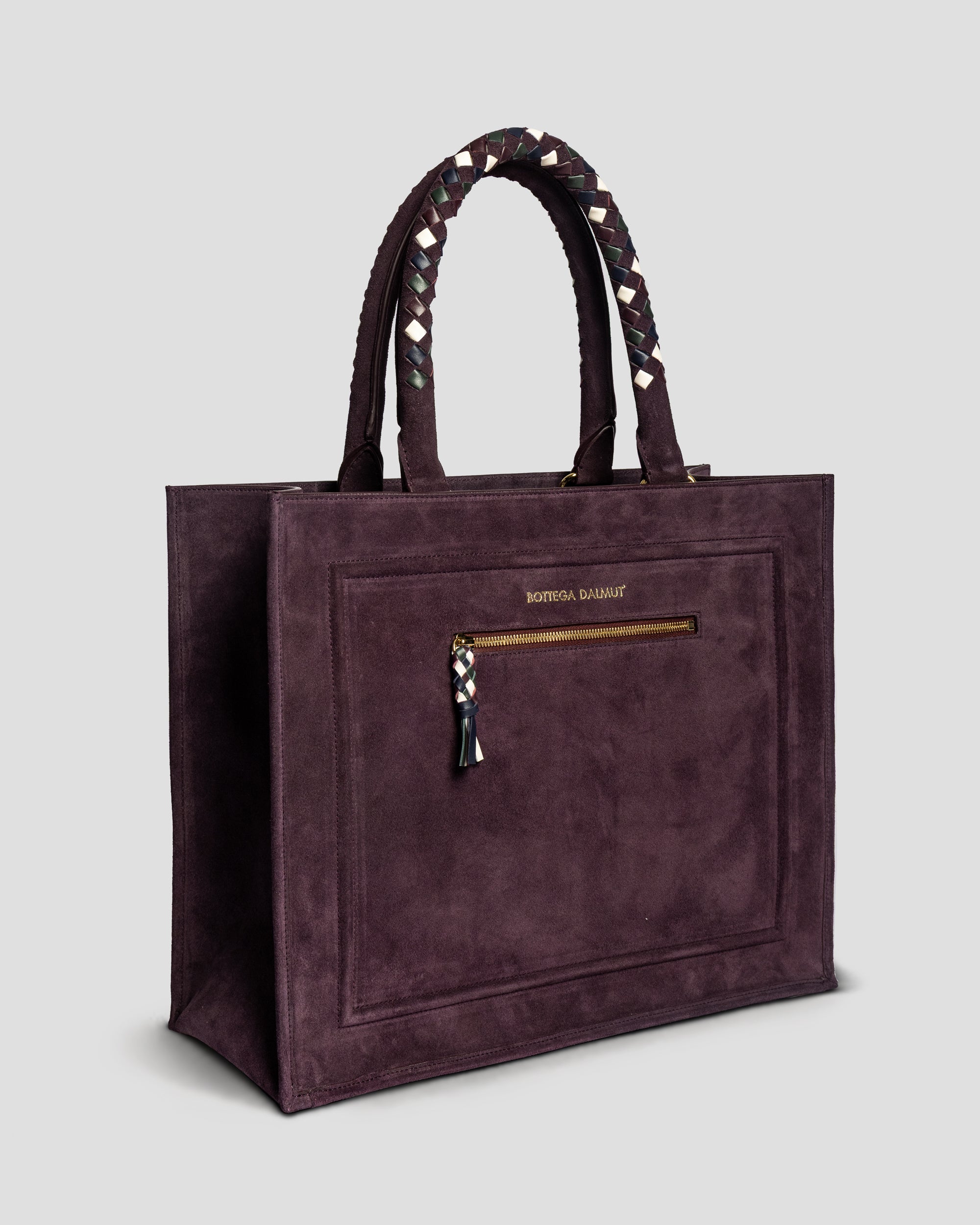 Prima Bag Suede Aubergine