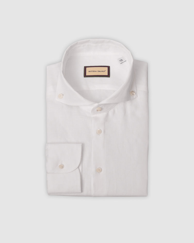Camicia Classic Lino Bianca