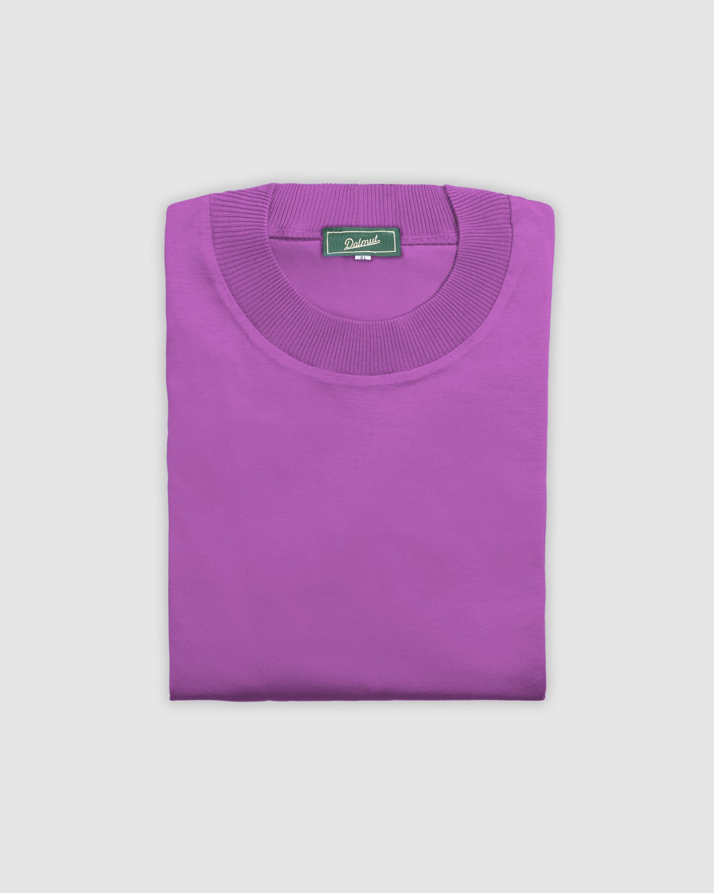 T-Shirt in filo di Scozia Violetto