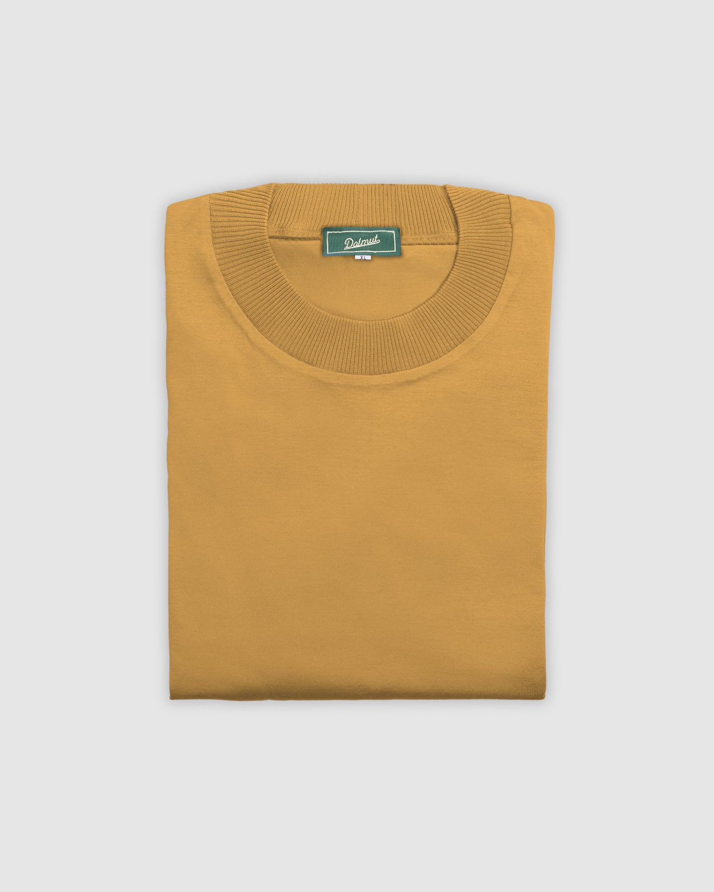 T-Shirt in filo di Scozia Oro