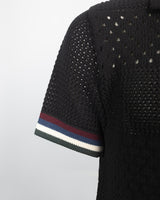 Camicia Board Crochet Nero Dalmut