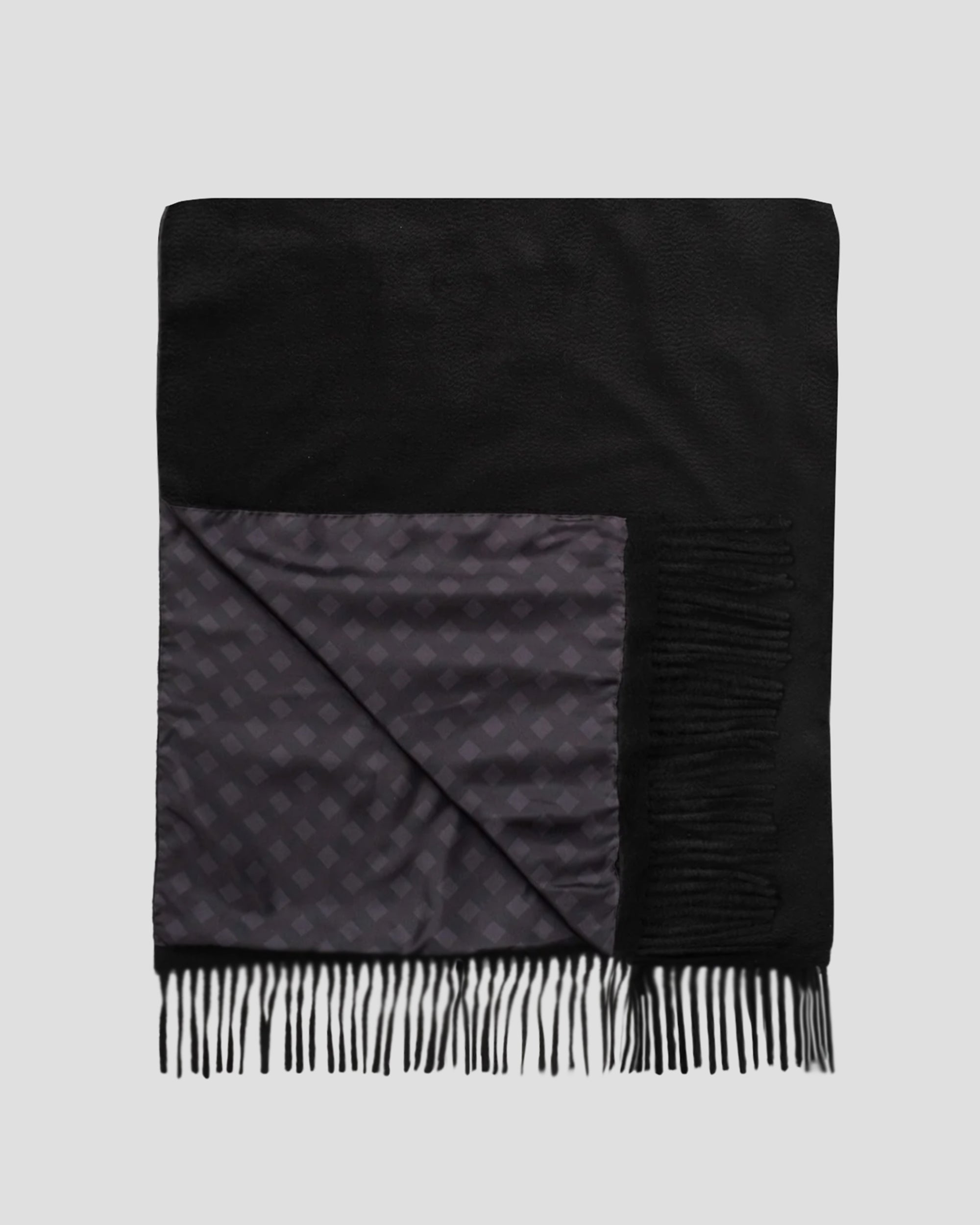 BLACK ZIBESILK SCARF