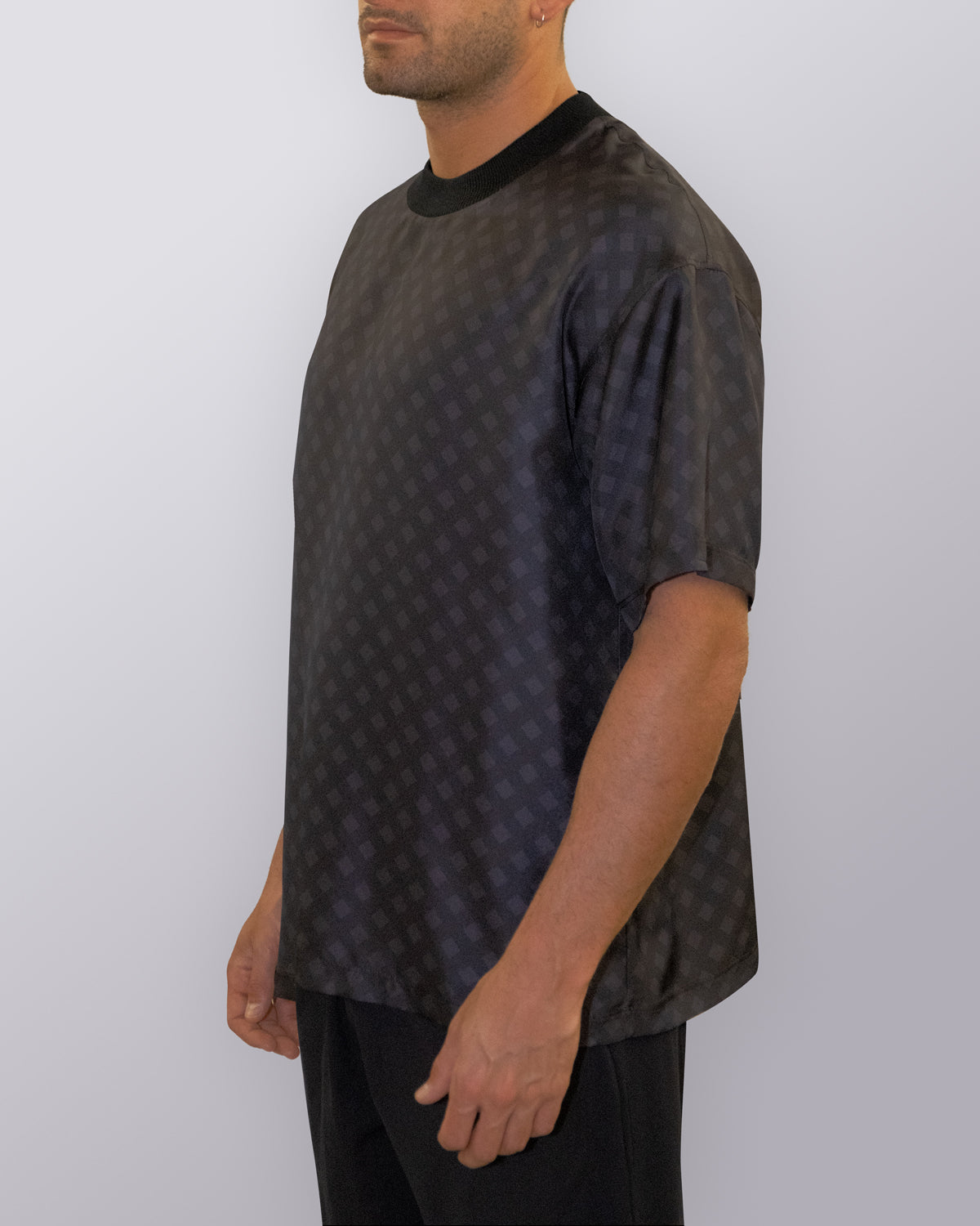 T-Shirt Oversize Seta Black House