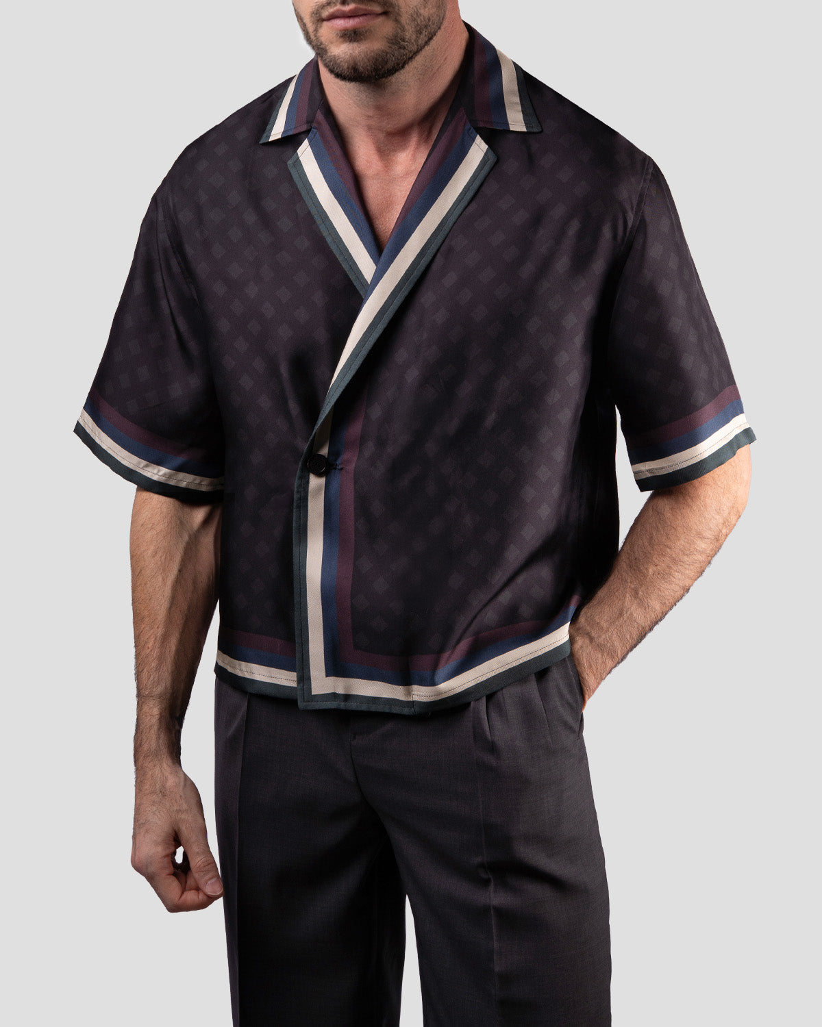 Camicia Torino Bowling Striped Black House
