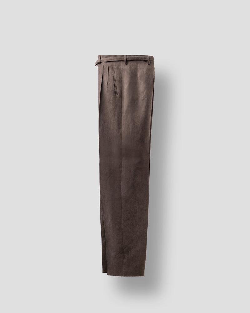 Pantaloni Belted O Moro in Lino