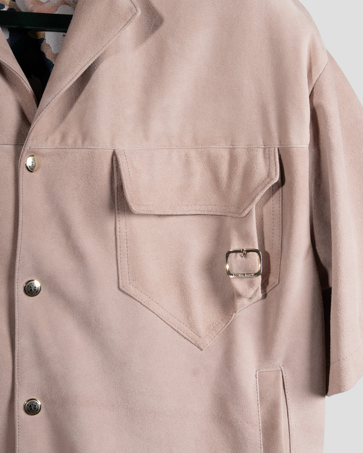 Camicia Board Camoscio Baby Rose