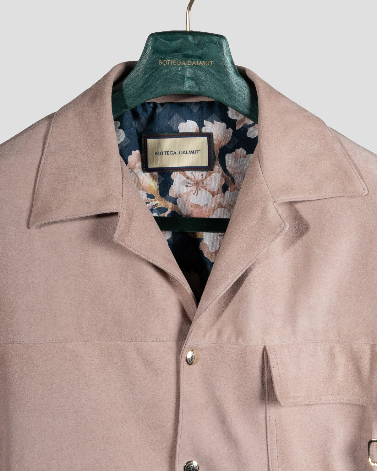 Camicia Board Camoscio Baby Rose