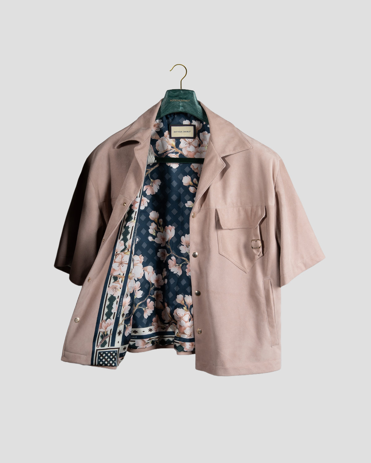 Camicia Board Camoscio Baby Rose