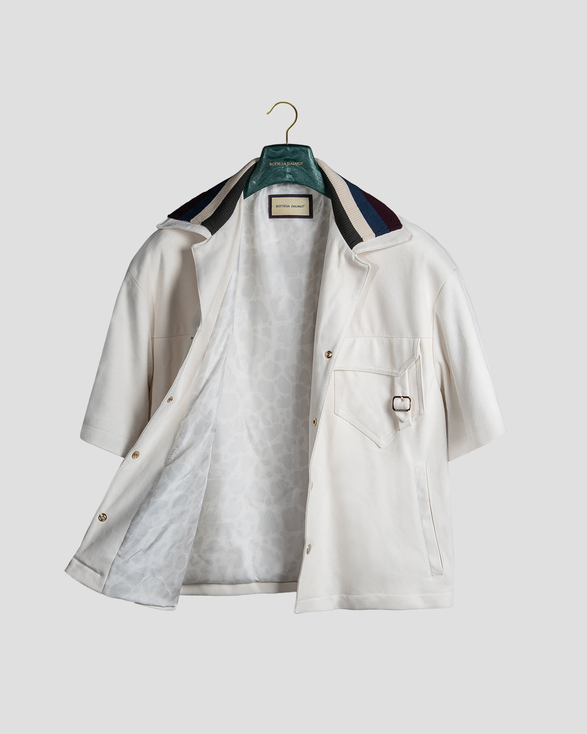 Camicia Board Camoscio Bianca