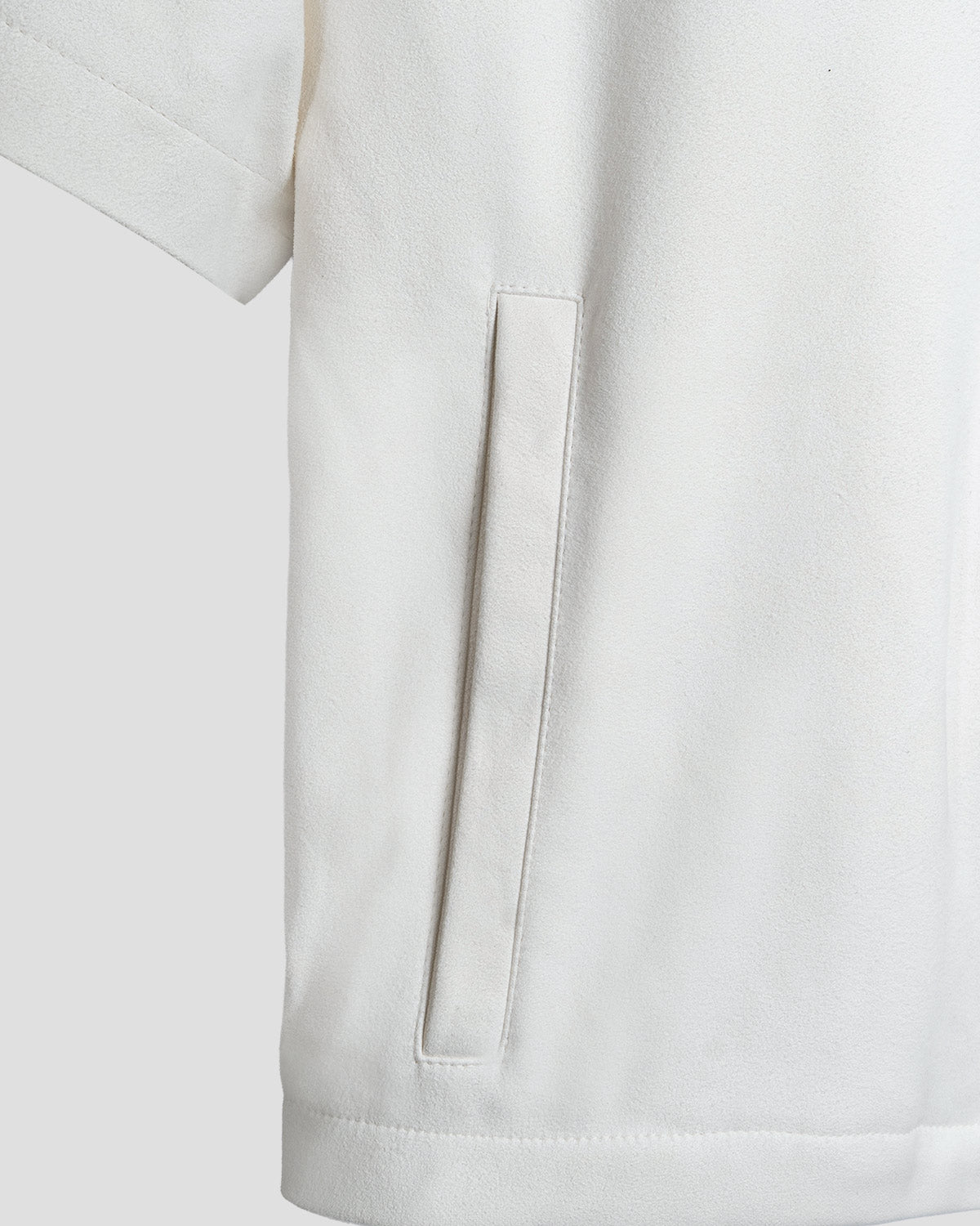 Camicia Board Camoscio Bianca