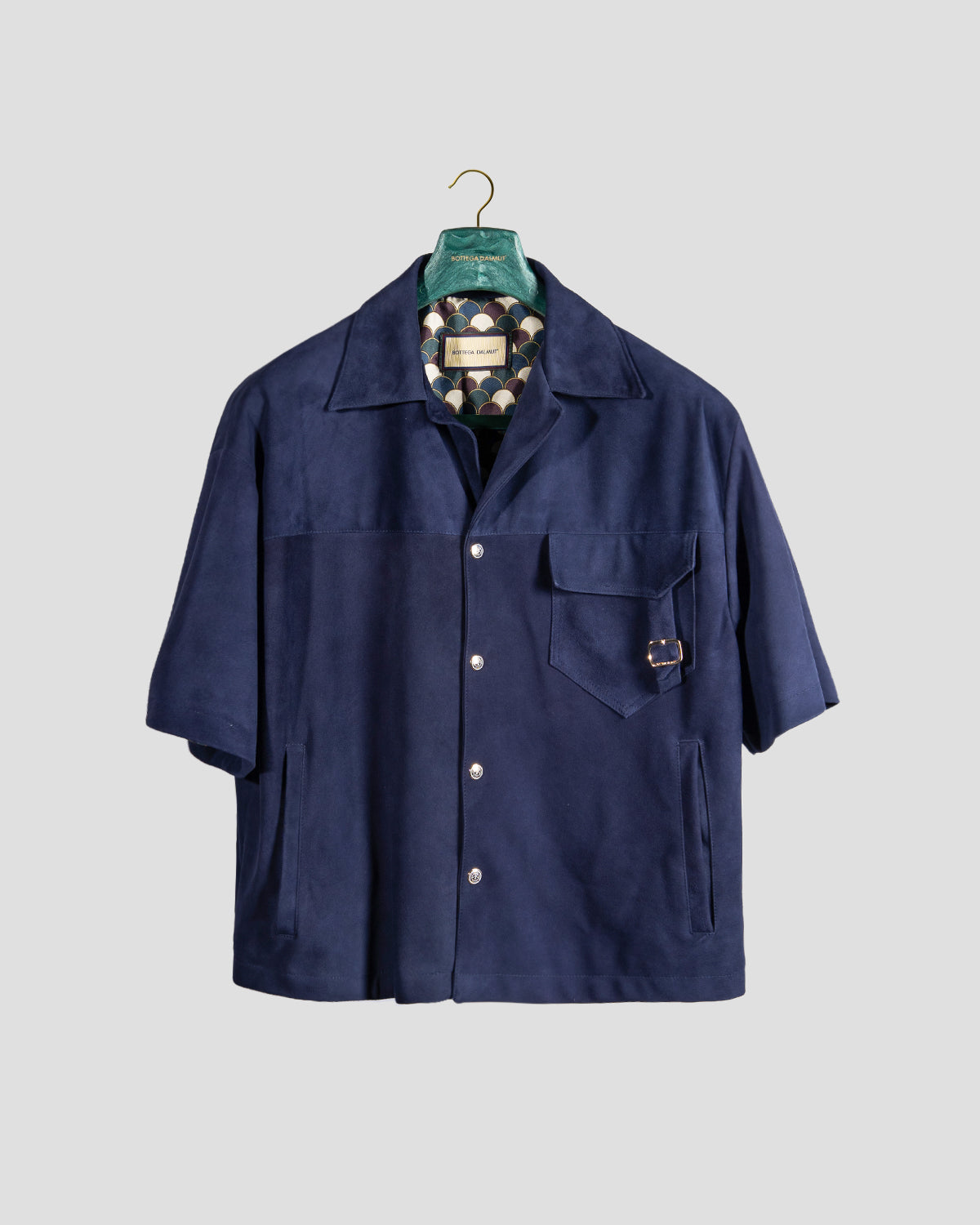 Camicia Board Camoscio Blu