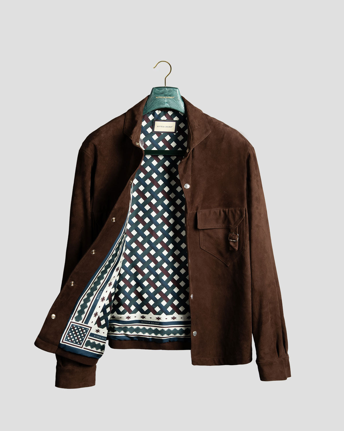 Overshirt Safari Camoscio Moro