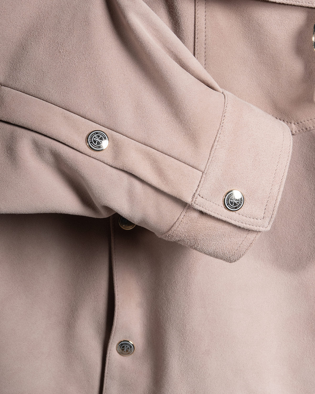 Overshirt Safari Camoscio Baby Rose