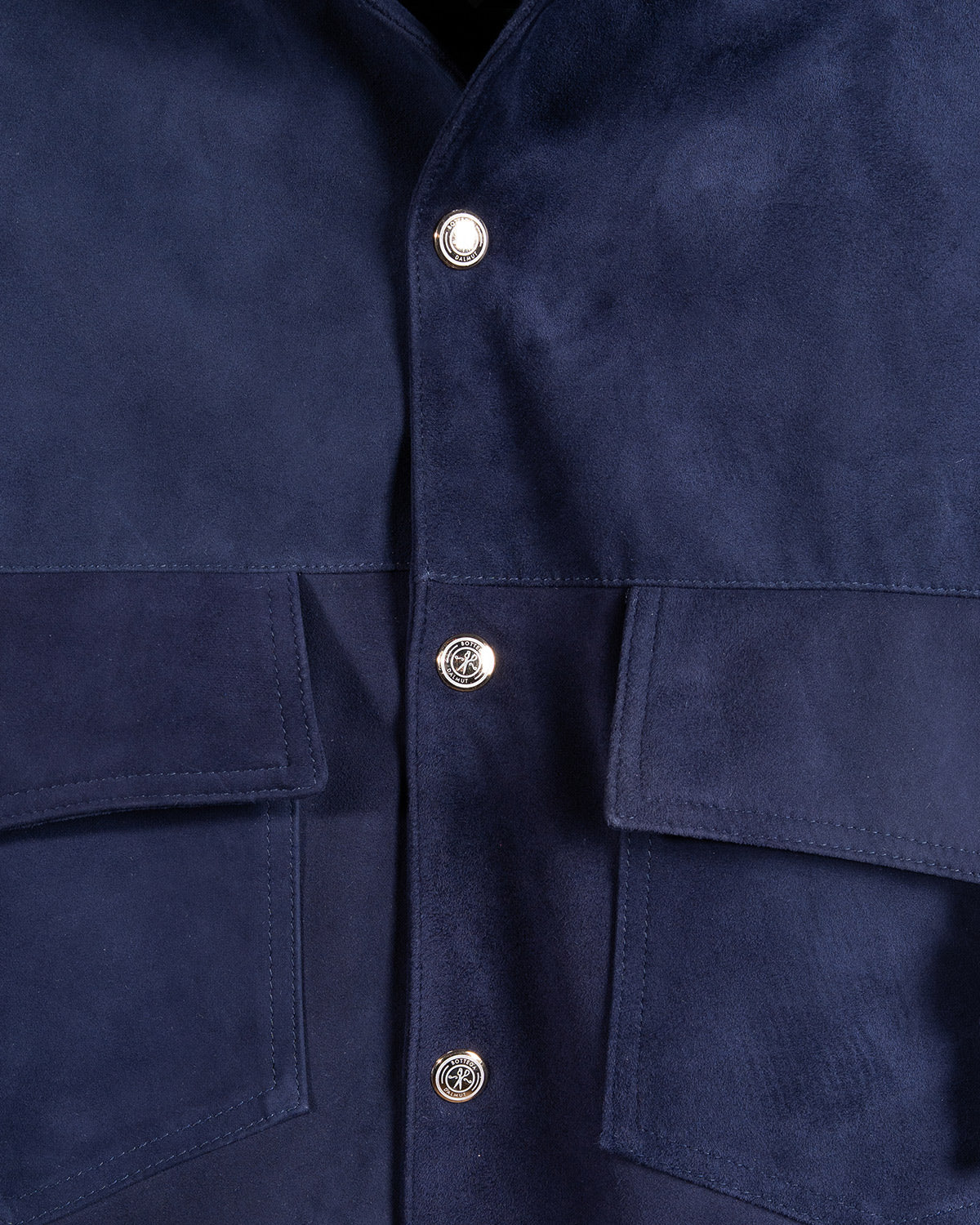 Overshirt Safari Camoscio Blu