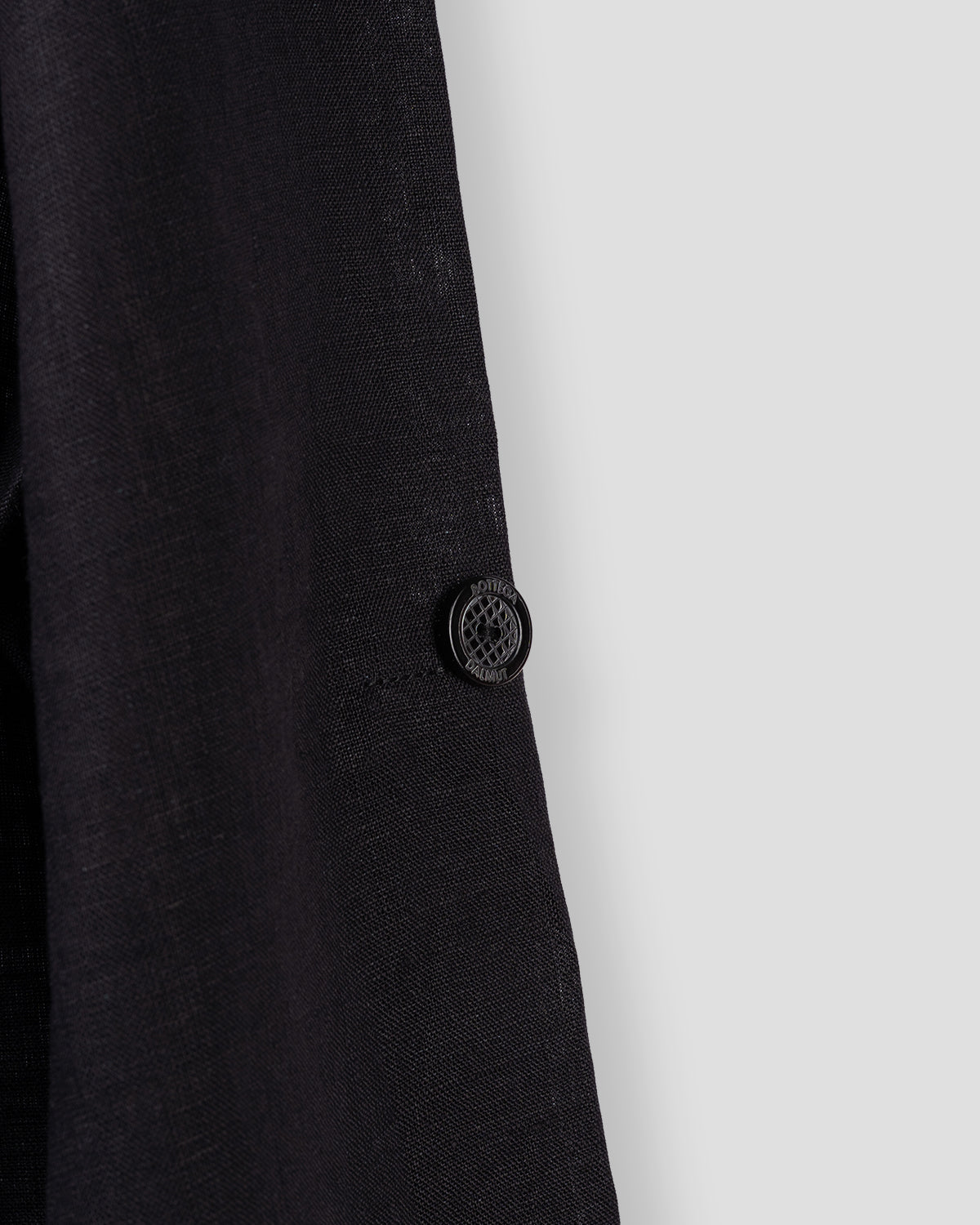Camicia Sahariana in lino nero
