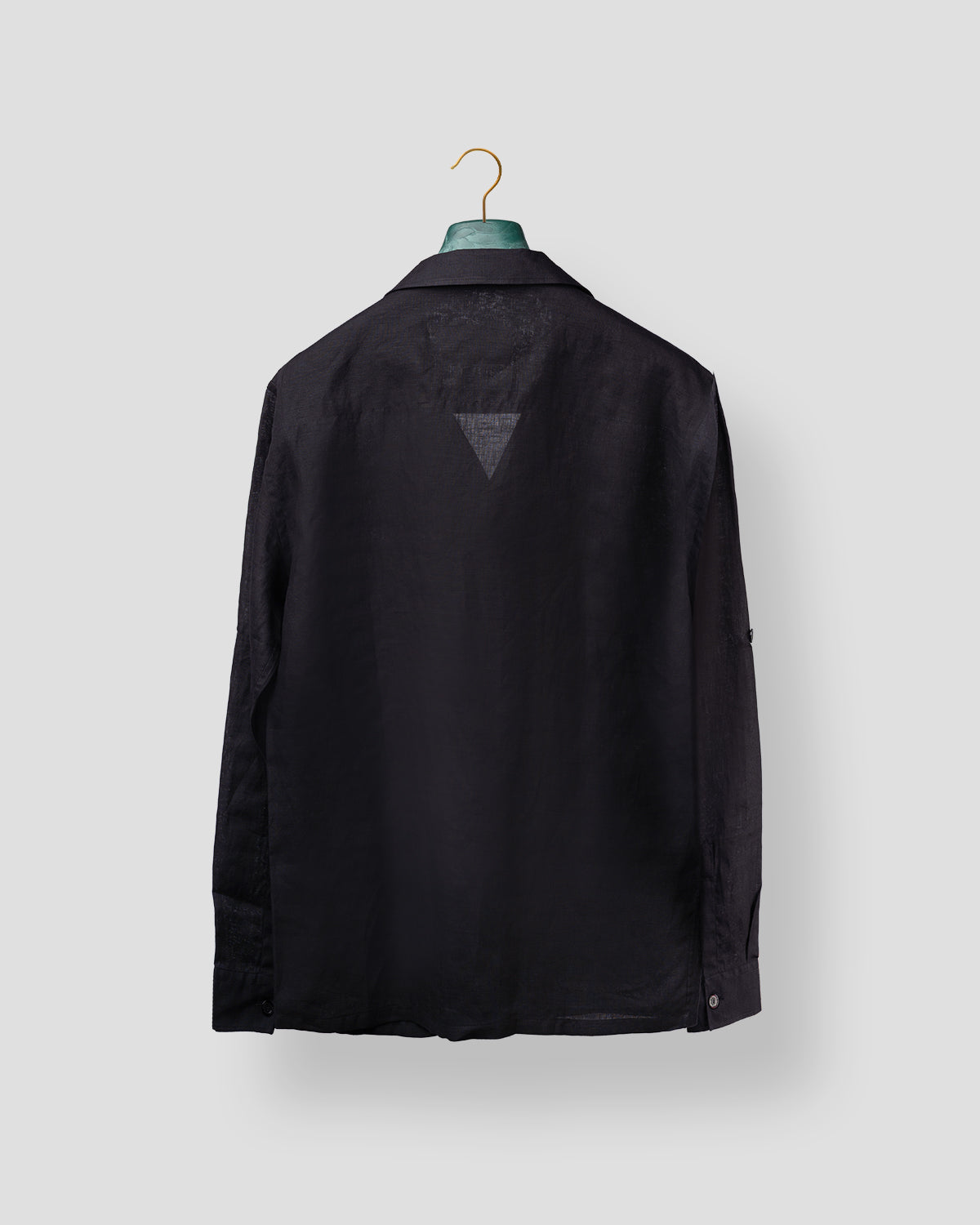 Camicia Sahariana in lino nero