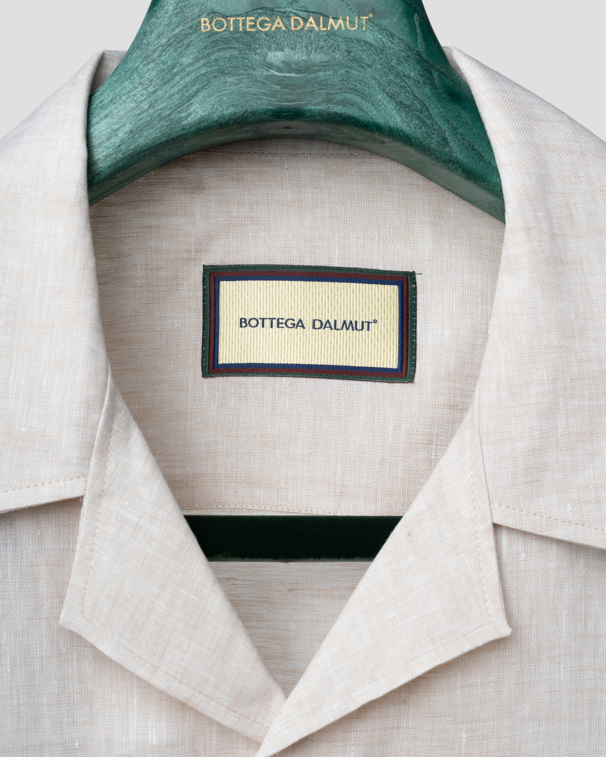 Camicia Sahariana in lino panna