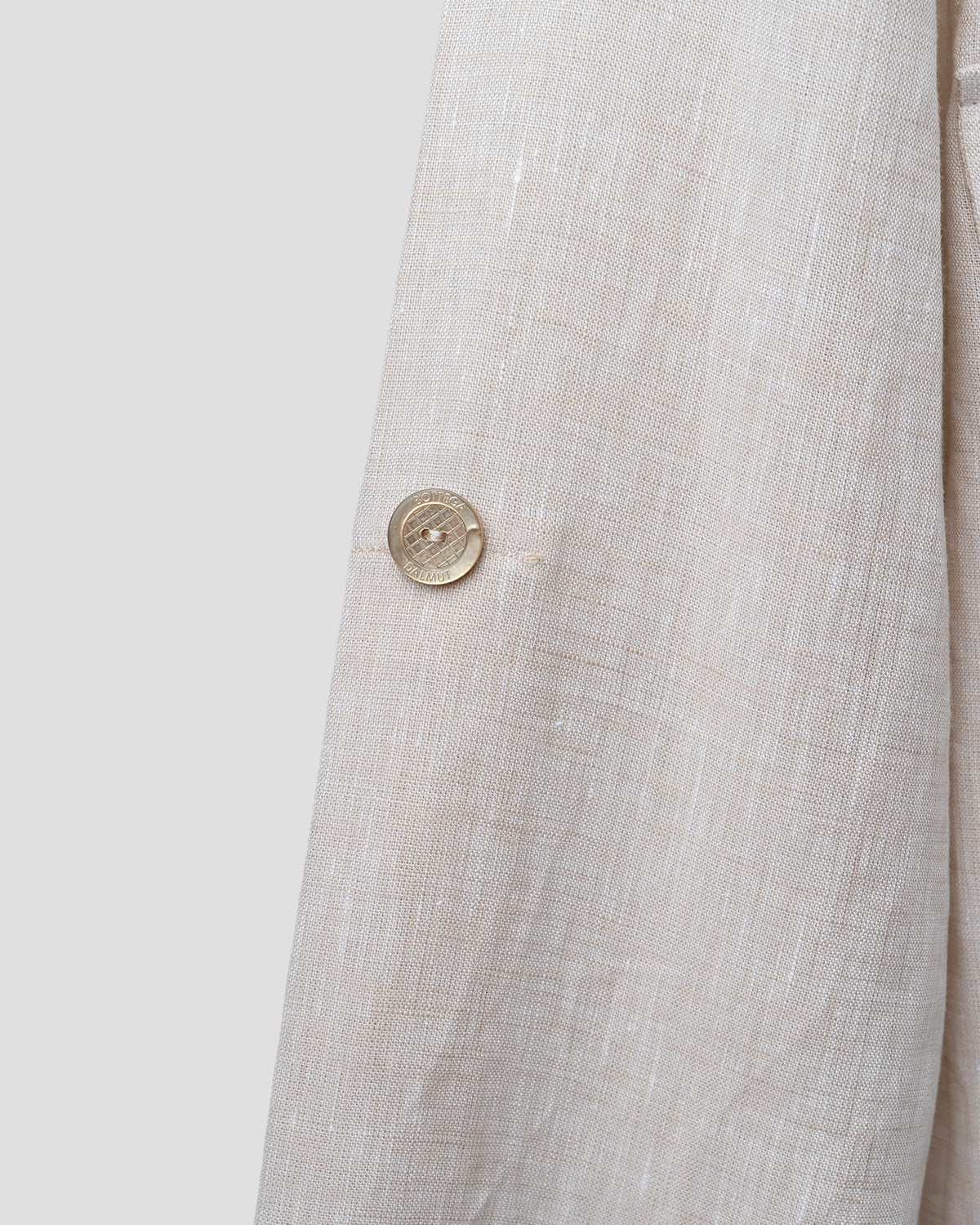 Camicia Sahariana in lino panna