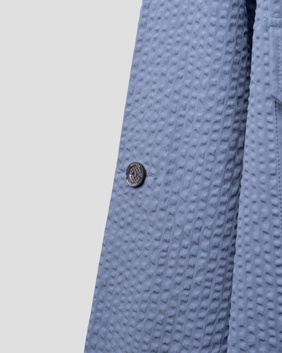 Camicia Sahariana seersucker Azzurro Fiordaliso