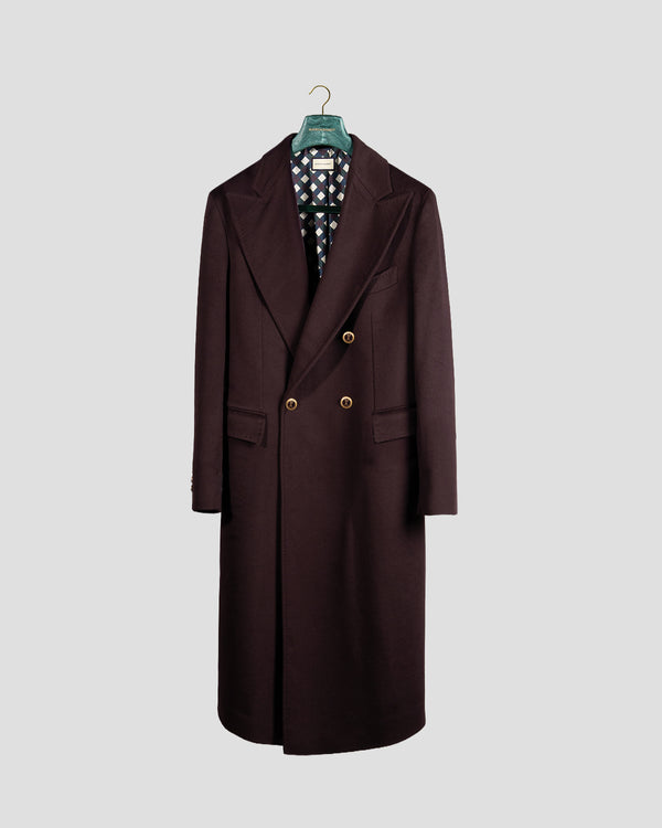 Cappotto Doppiopetto Cashmere Wine