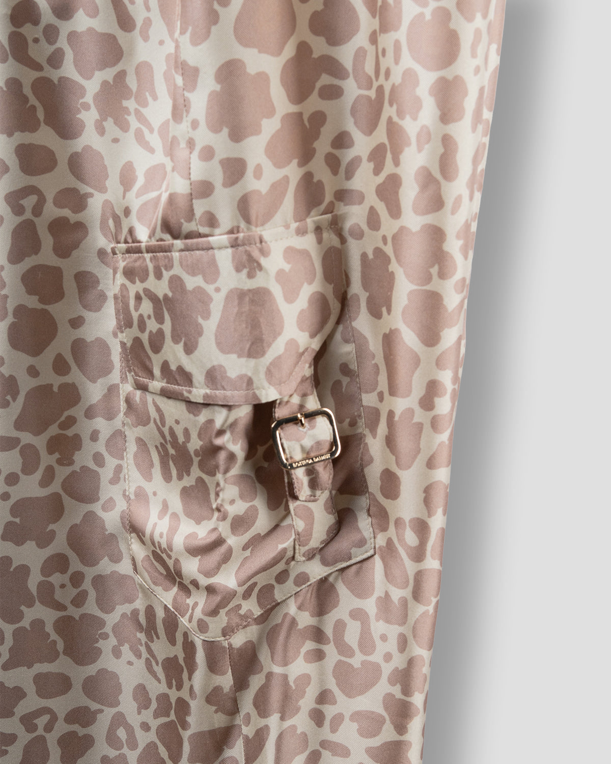 Pantaloni Cargo Animalier Salmon