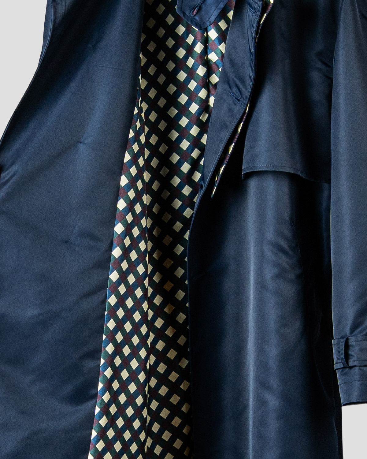 Trenchcoat Doppiopetto Reyn Blue, Bottega Dalmut, foto 6