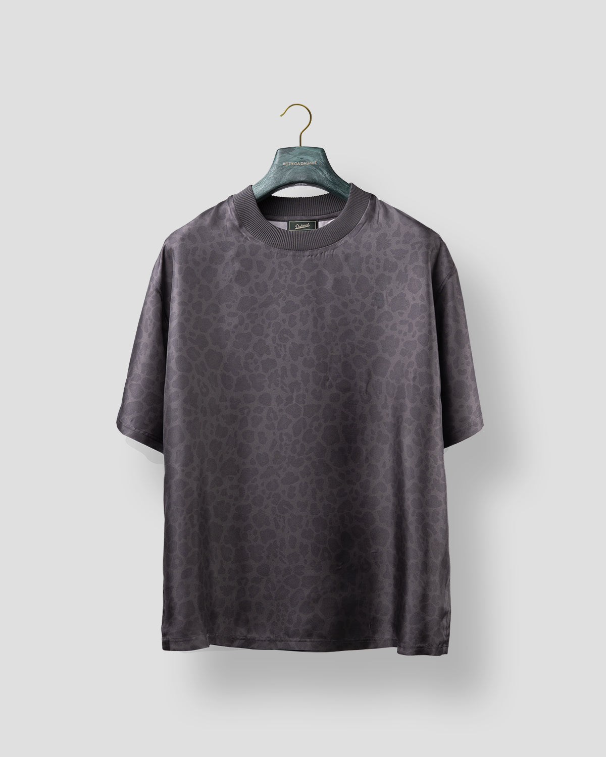 T-Shirt Over Animalier Antracite