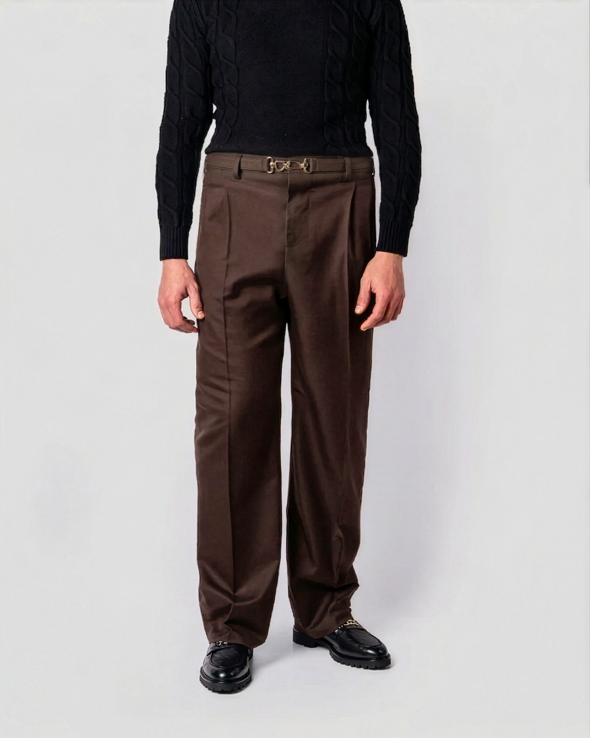 Pantaloni Belted O Moro