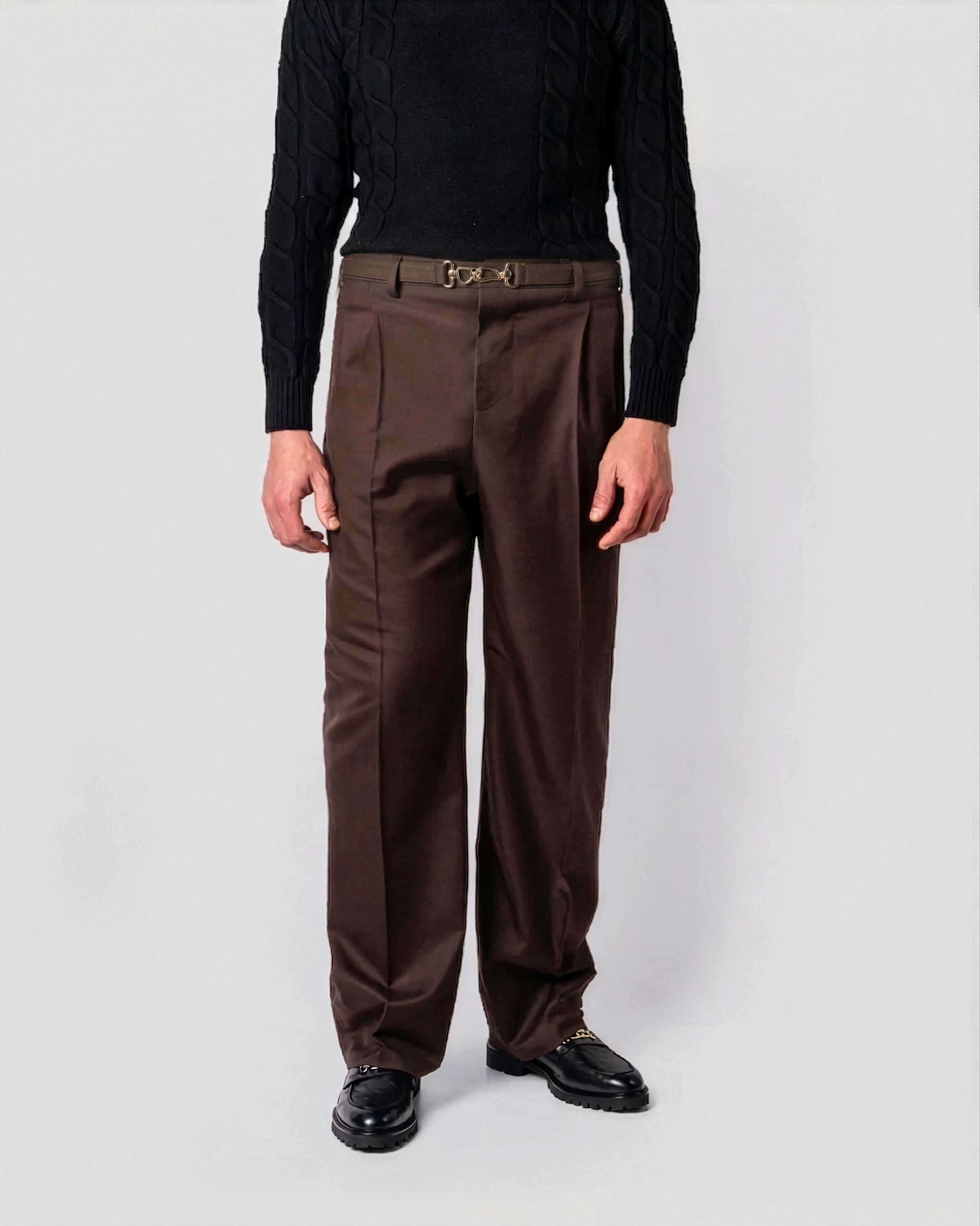 Pantaloni Belted O Moro