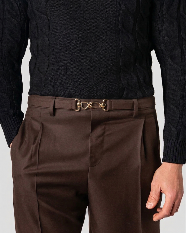 Pantaloni Belted O Moro