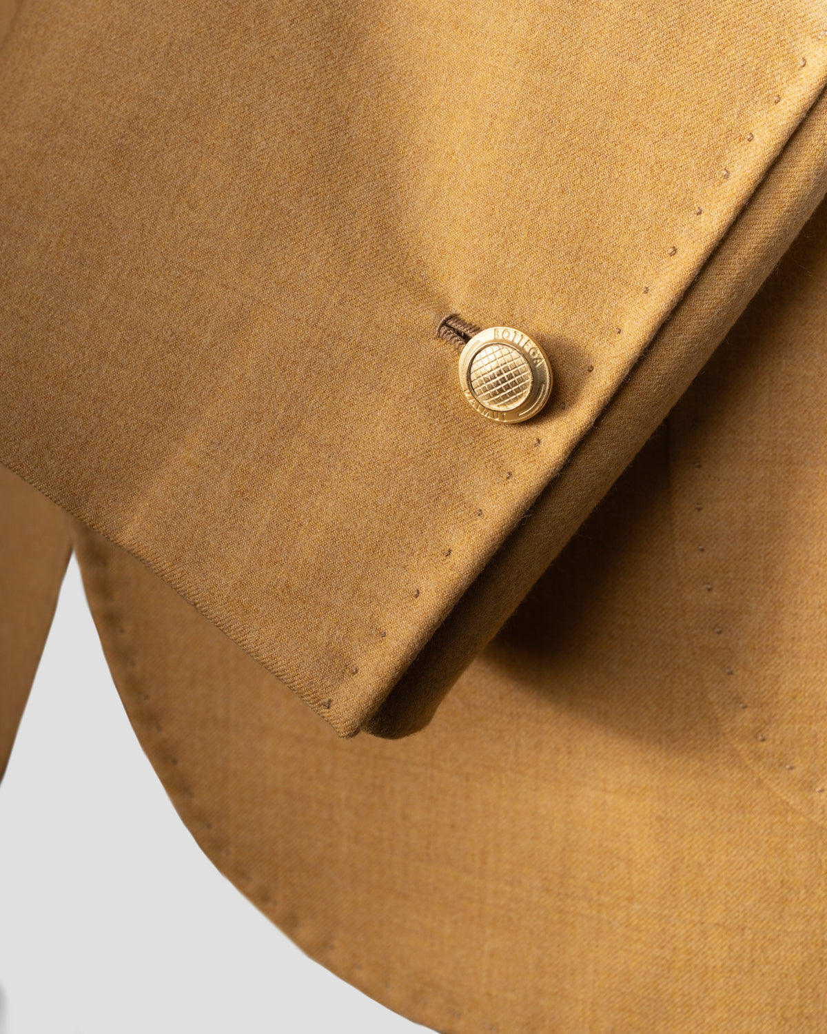 Blazer Sciallato Ocra in lana, Bottega Dalmut, foto 3