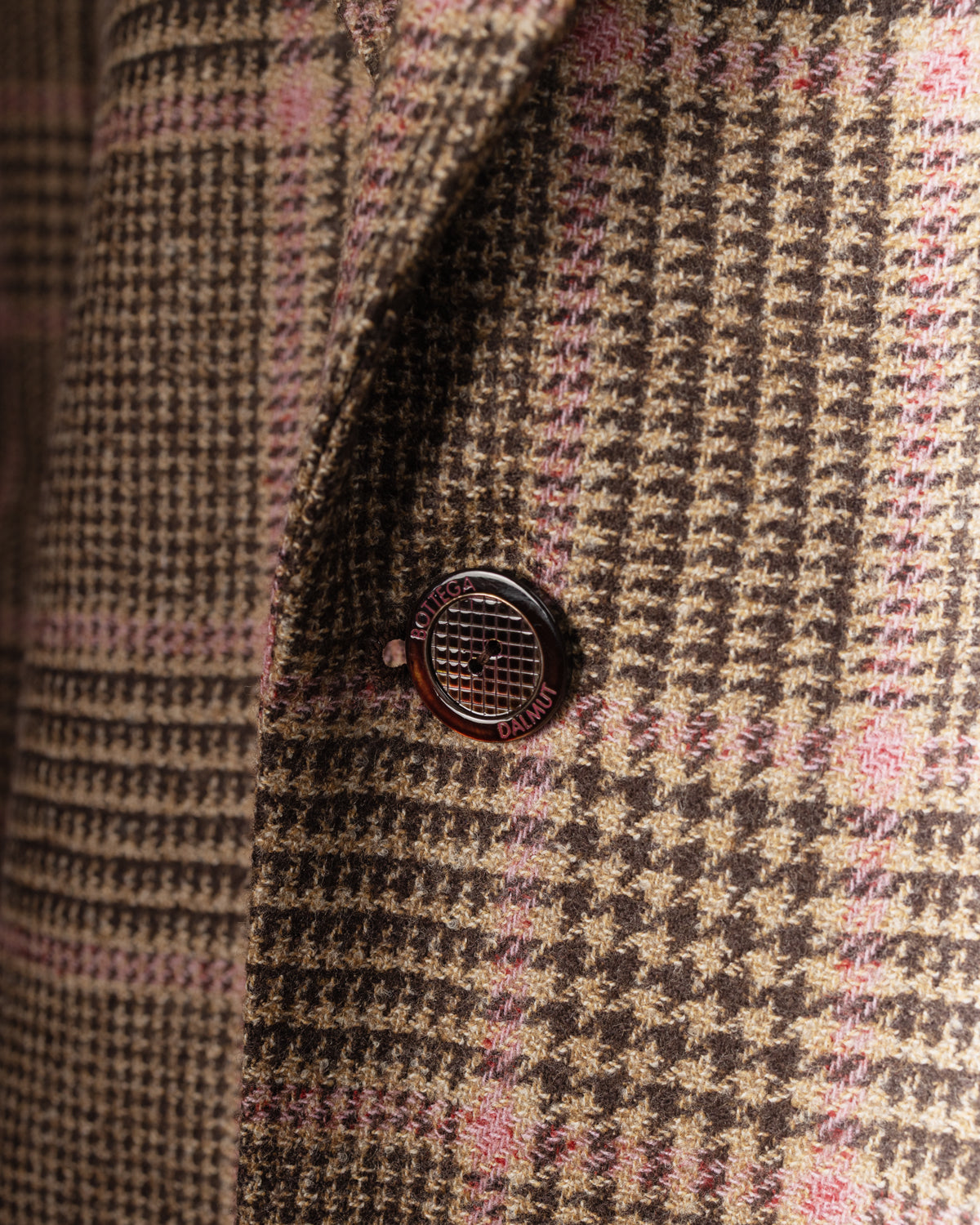 Blazer in Lana Marrone/Rosa, Bottega Dalmut, foto 2