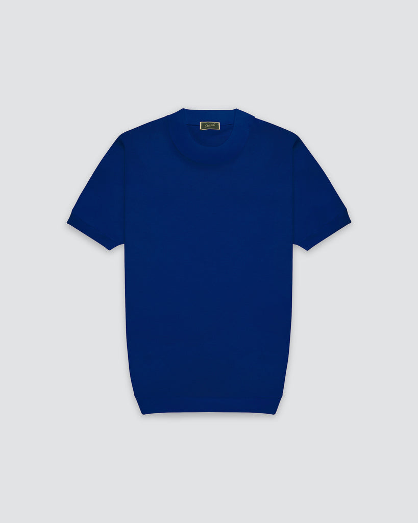 T-Shirt in filo di Scozia blue Cina