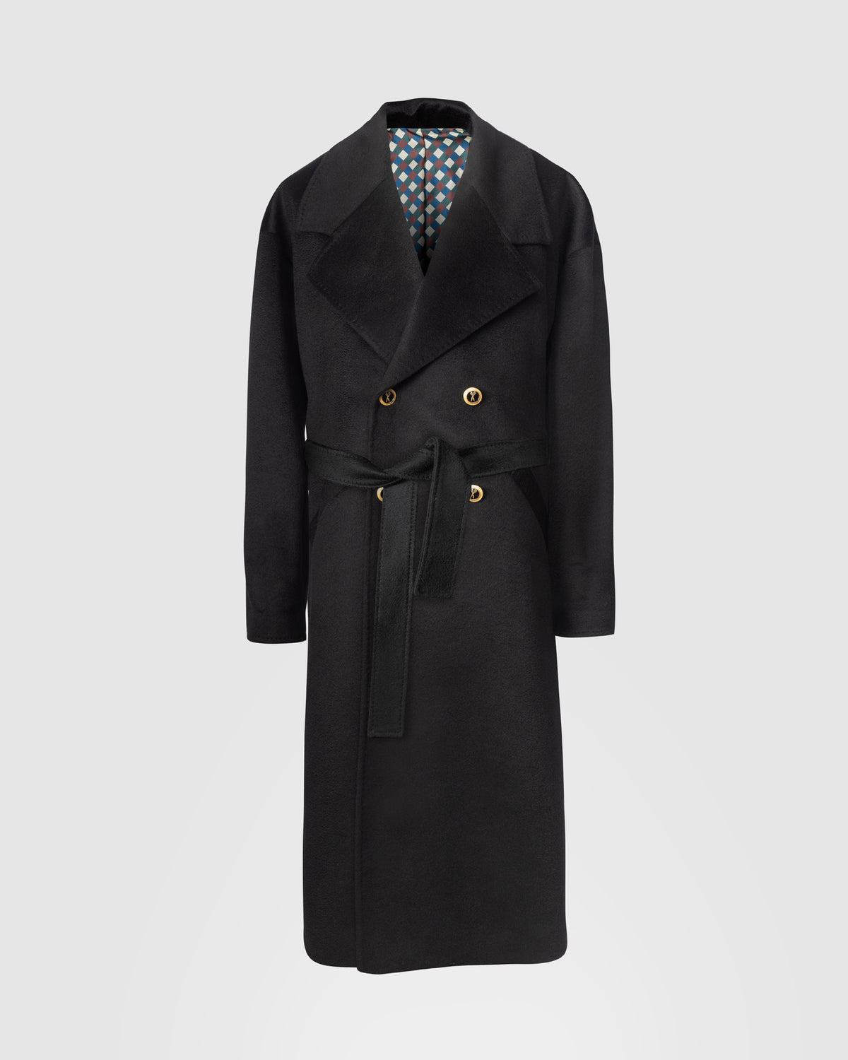Cappotto Delvi in Cashmere Nero, Bottega Dalmut