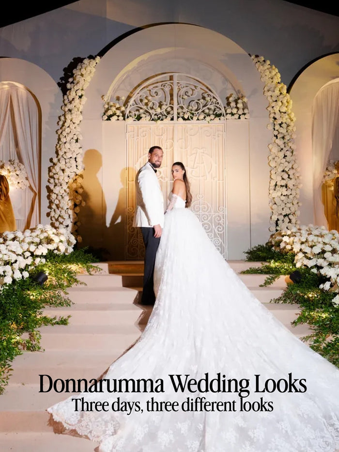 Gigio Donnarumma il giorno del matrimonio in un look su misura Bottega Dalmut